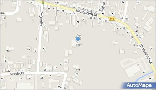 Odolanów, Krotoszyńska, 59c, mapa Odolanów