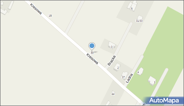 Ojrzanów, Kresowa, 33, mapa Ojrzanów