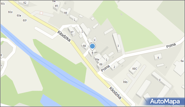 Ołdrzychowice Kłodzkie, Krzywa, 5, mapa Ołdrzychowice Kłodzkie