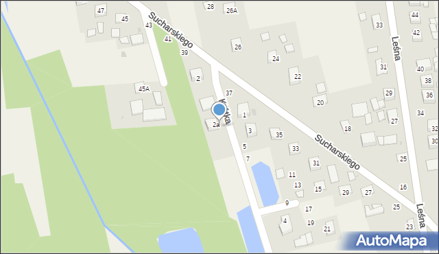 Olesno, Krótka, 6, mapa Olesno