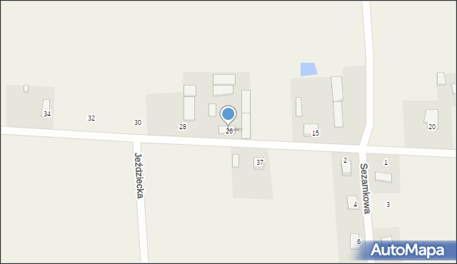 Olimpin, Krzeszewskiego Jana, 26, mapa Olimpin