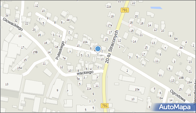 Olkusz, Króla Jana III Sobieskiego, 1a, mapa Olkusz