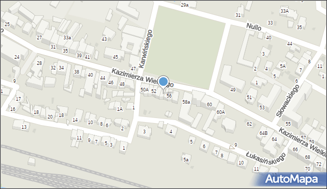 Olkusz, Króla Kazimierza Wielkiego, 56A, mapa Olkusz