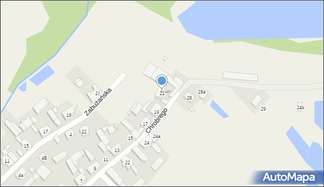 Ołobok, Króla Bolesława Chrobrego, 21, mapa Ołobok