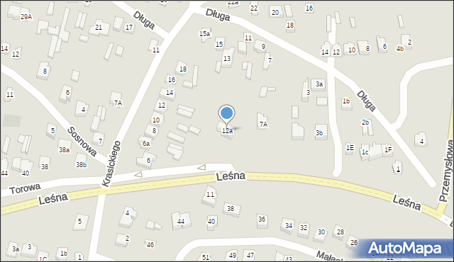 Opoczno, Krasickiego Ignacego, bp., 12a, mapa Opoczno