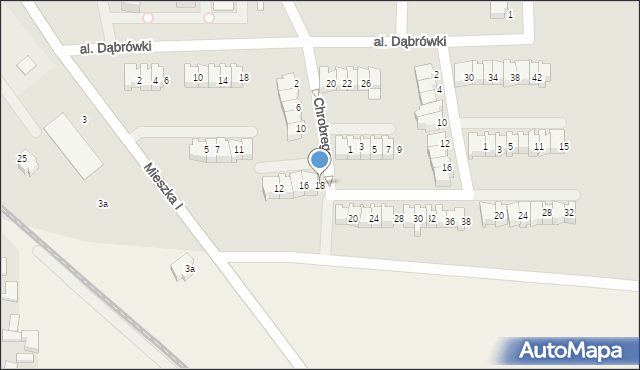 Opoczno, Króla Bolesława Chrobrego, 18, mapa Opoczno