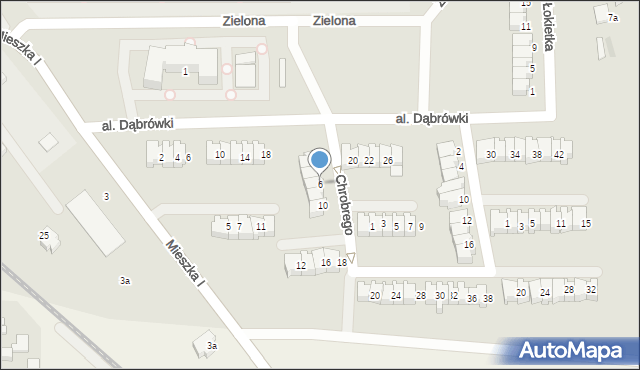 Opoczno, Króla Bolesława Chrobrego, 6, mapa Opoczno