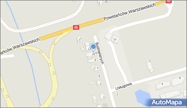 Opole, Króla Jana III Sobieskiego, 11, mapa Opola