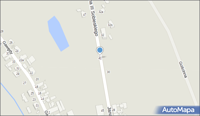 Opole, Króla Jana III Sobieskiego, 41, mapa Opola