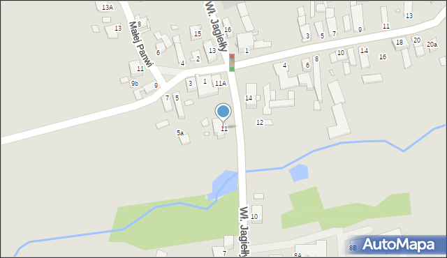 Opole, Króla Władysława Jagiełły, 11, mapa Opola