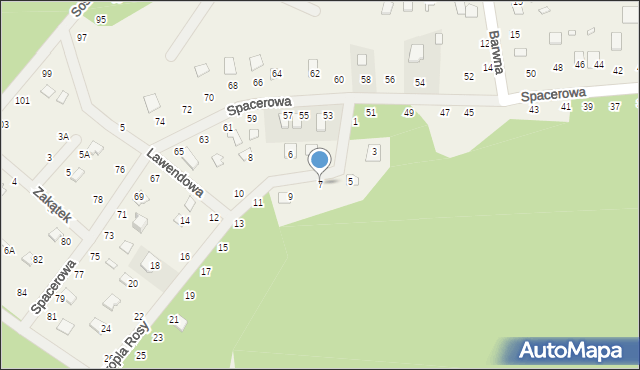 Orchówek, Kropla Rosy, 7, mapa Orchówek