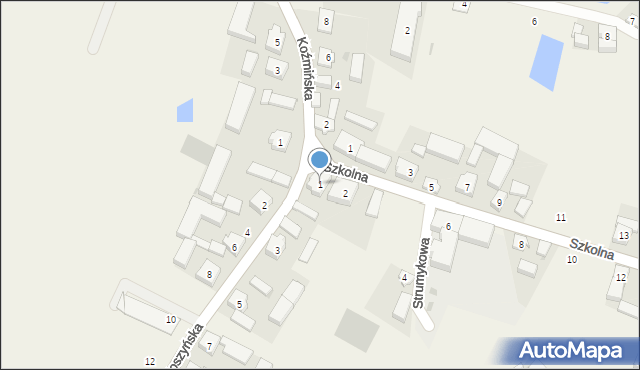 Orpiszew, Krotoszyńska, 1, mapa Orpiszew