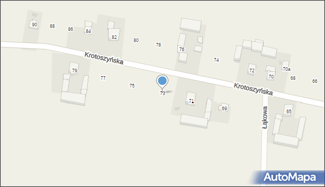 Orpiszew, Krotoszyńska, 73, mapa Orpiszew