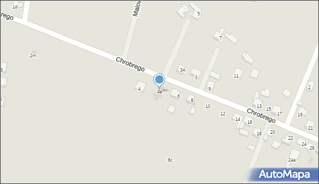 Orzesze, Króla Bolesława Chrobrego, 4a, mapa Orzesze