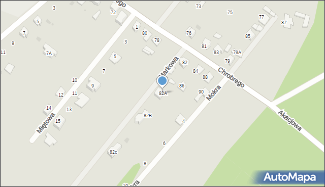Orzesze, Króla Bolesława Chrobrego, 82A, mapa Orzesze