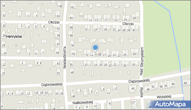 Ostrowiec Świętokrzyski, Krasickiego Ignacego, bp., 13, mapa Ostrowiec Świętokrzyski