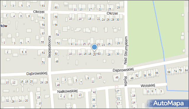 Ostrowiec Świętokrzyski, Krasickiego Ignacego, bp., 20, mapa Ostrowiec Świętokrzyski