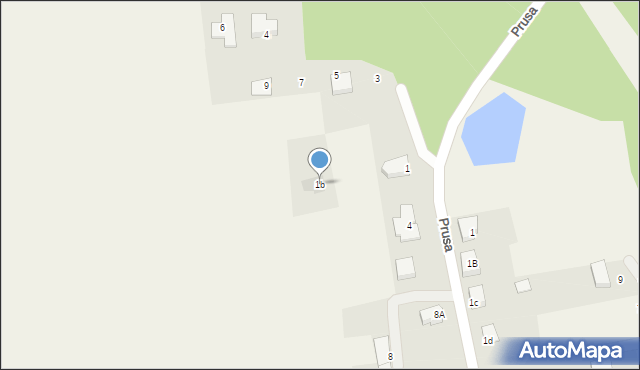 Ostróżki, Krasickiego Ignacego, bp., 1b, mapa Ostróżki
