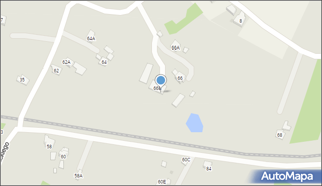 Oświęcim, Krasickiego Ignacego, bp., 66C, mapa Oświęcimia