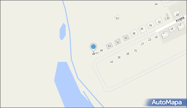 Otusz, Kręta, 48, mapa Otusz