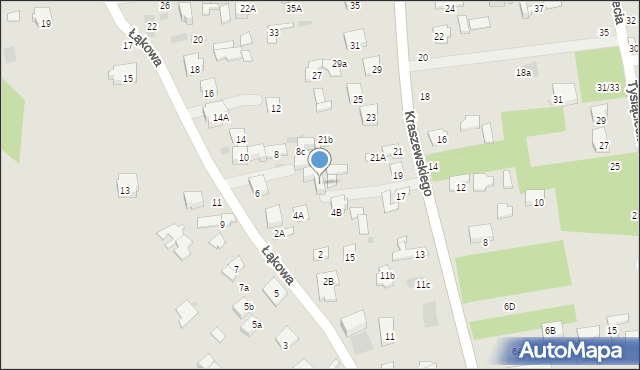 Otwock, Kraszewskiego Józefa Ignacego, 21C, mapa Otwock