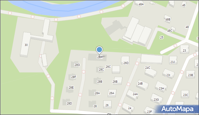 Otwock, Króla Bolesława Chrobrego, 28H, mapa Otwock