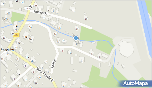 Paczków, Krótka, 2, mapa Paczków