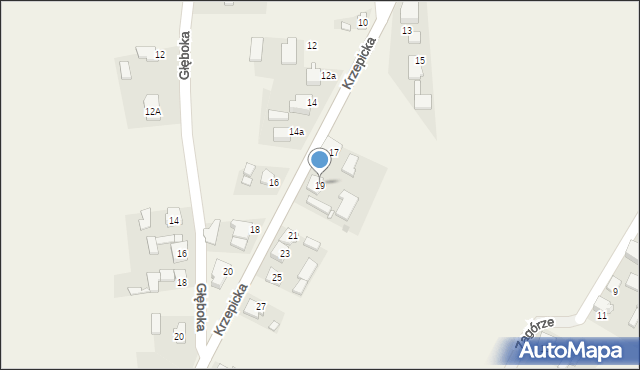 Parzymiechy, Krzepicka, 19, mapa Parzymiechy