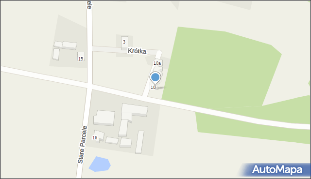 Pawłowo, Krótka, 8, mapa Pawłowo