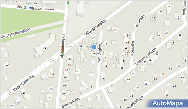 Piastów, Króla Władysława Jagiełły, 7, mapa Piastów