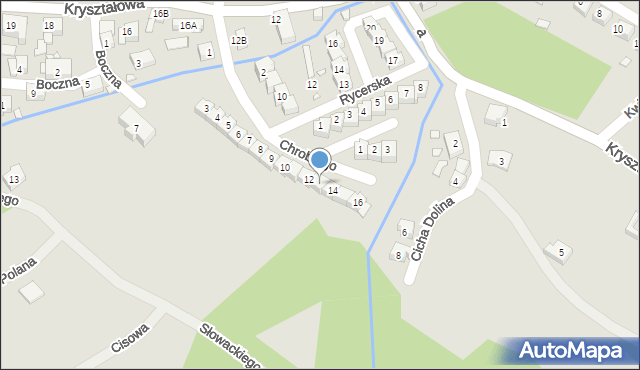 Piechowice, Króla Bolesława Chrobrego, 13, mapa Piechowice