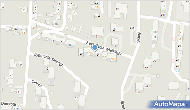 Piekary Śląskie, Króla Kazimierza Wielkiego, 14I, mapa Piekary Śląskie