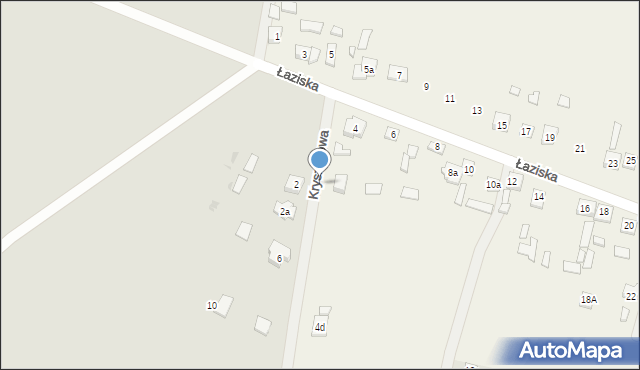 Piekoszów, Kryształowa, 2, mapa Piekoszów