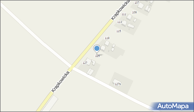 Pietna, Krapkowicka, 125, mapa Pietna