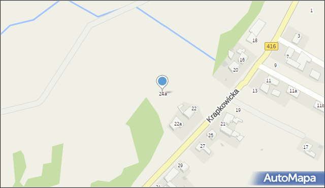 Pietna, Krapkowicka, 24a, mapa Pietna