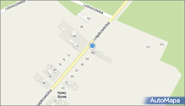 Pietna, Krapkowicka, 81, mapa Pietna