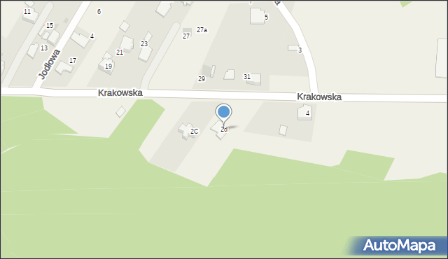 Piła Kościelecka, Krakowska, 2d, mapa Piła Kościelecka