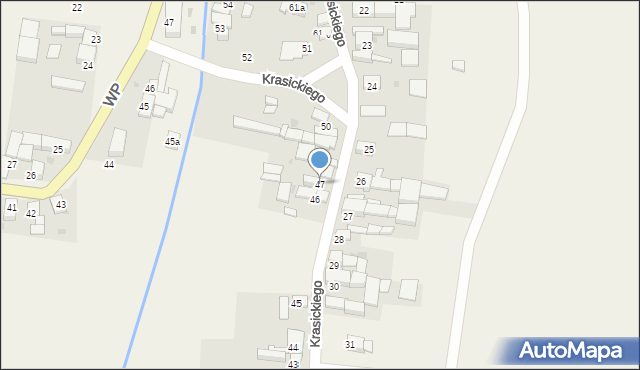 Pilszcz, Krasickiego Ignacego, bp., 47, mapa Pilszcz