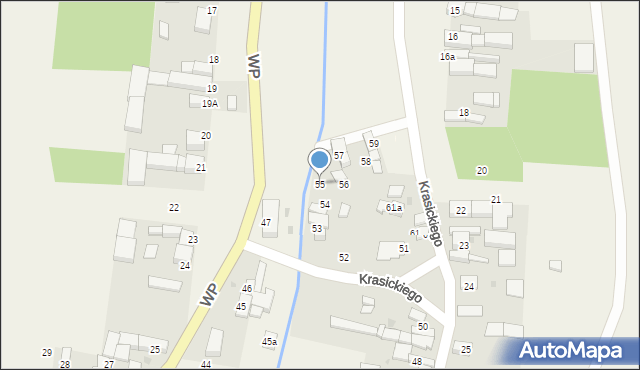 Pilszcz, Krasickiego Ignacego, bp., 55, mapa Pilszcz