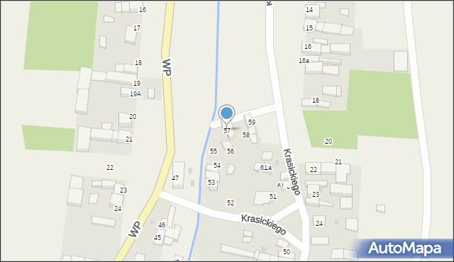 Pilszcz, Krasickiego Ignacego, bp., 57, mapa Pilszcz