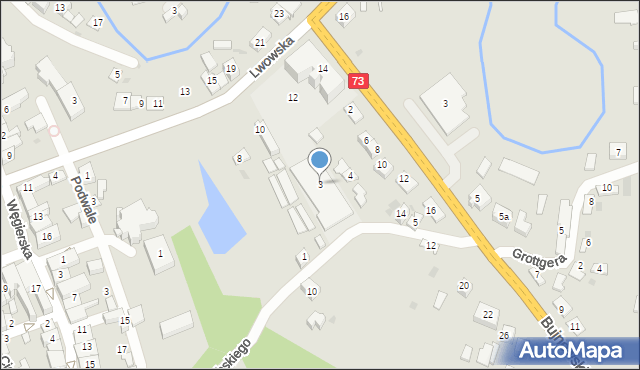 Pilzno, Króla-Kaszubskiego Stanisława, 3, mapa Pilzno