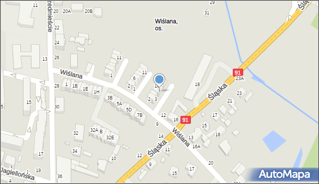 Piotrków Trybunalski, Kredytowa, 7, mapa Piotrków Trybunalski