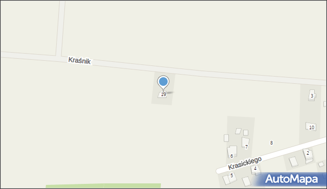Piotrkowice, Kraśnik, 19, mapa Piotrkowice