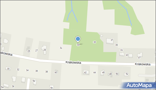Pisarzowice, Krakowska, 33, mapa Pisarzowice