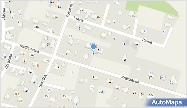Pisarzowice, Krakowska, 5, mapa Pisarzowice