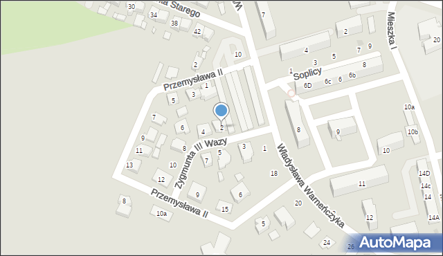 Pleszew, Króla Zygmunta III Wazy, 2, mapa Pleszew