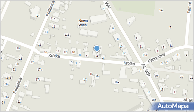 Pleszew, Krótka, 4, mapa Pleszew