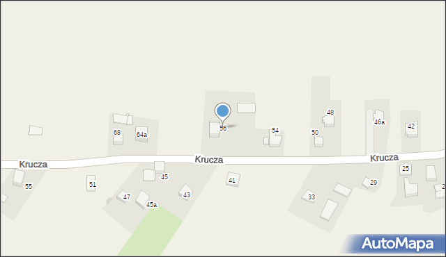 Pniówek, Krucza, 56, mapa Pniówek