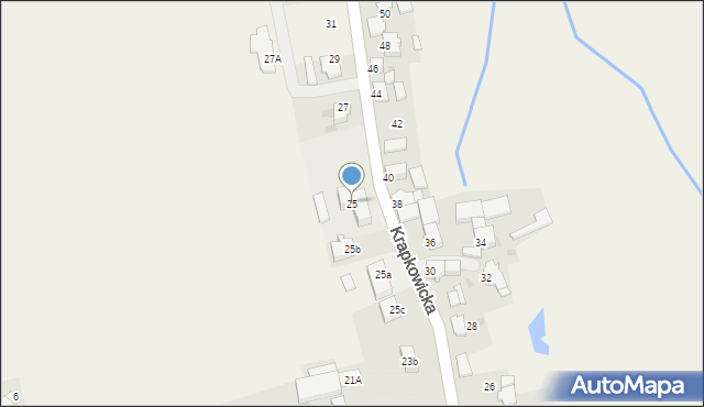 Poborszów, Krapkowicka, 25, mapa Poborszów