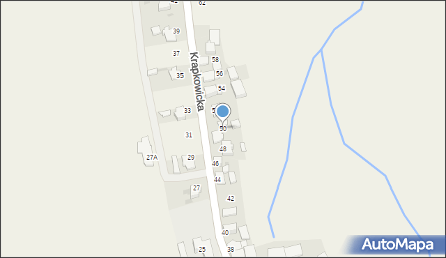 Poborszów, Krapkowicka, 50, mapa Poborszów